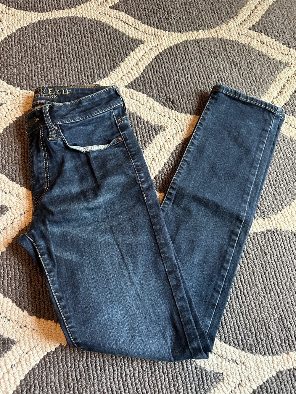 American Eagle Stretch Dark Wash Slim Jeans